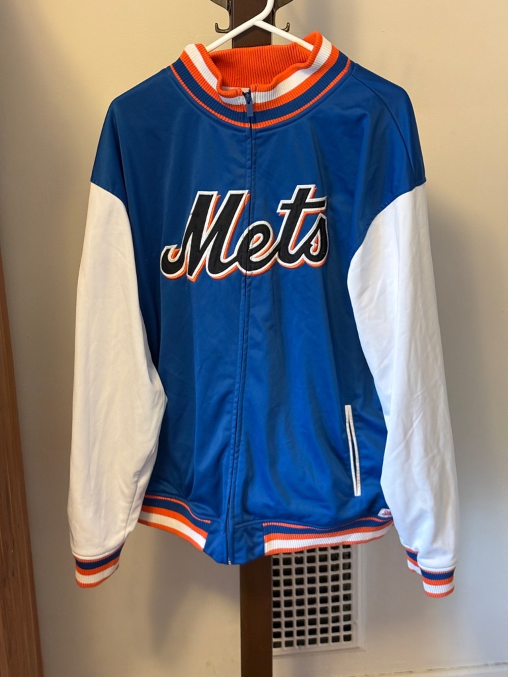 Stitches Embroidered NY Mets Full-Zip Jacket Men’s XL